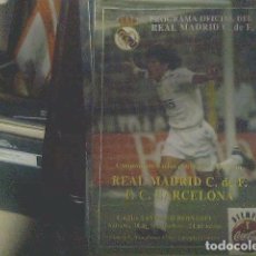 Coleccionismo deportivo: PROGRAMA OFICIAL DEL REAL MADRID - BARCELONA 30 DE SEPTIEMBRE DE 1995