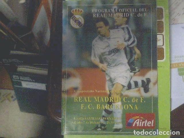 Coleccionismo deportivo: Programa oficial del Real Madrid - Barcelona 7 de diciembre de 1996 - Foto 1