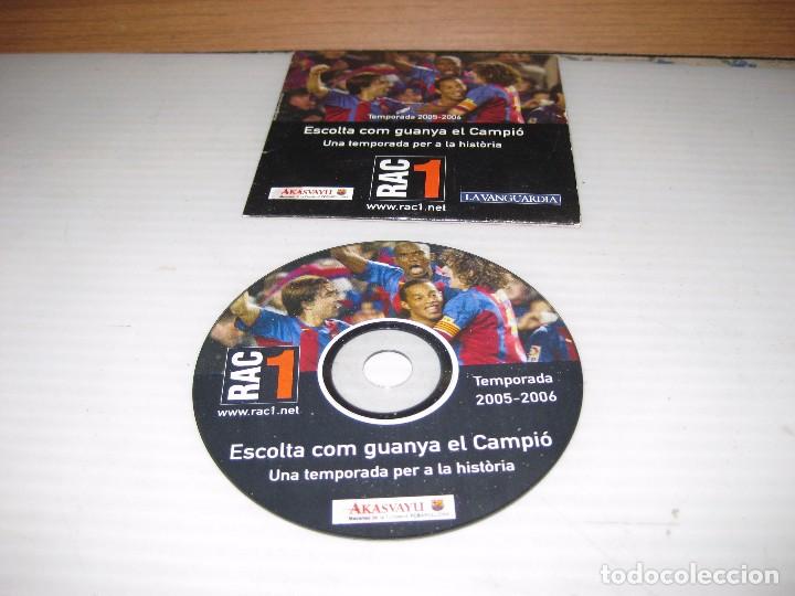 Coleccionismo deportivo: CD-ROM Escolta com guanya el Campi&oacute; 2005-06 - Foto 1