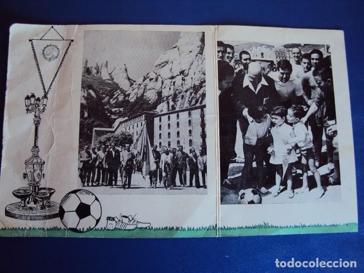 Collectionnisme sportif: (F-161120)FELICES FIESTAS A&Ntilde;O 1972 AGRUPACION DE VETERANOS FUTBOLISTAS DE BARCELONA EN MONTSERRAT