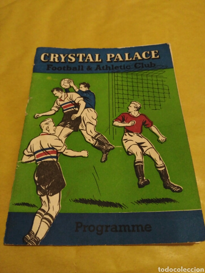 Collectionnisme sportif: PROGRAMA CRYSTAL PALACE V BRISTOL CITY 61 62 1961 1962