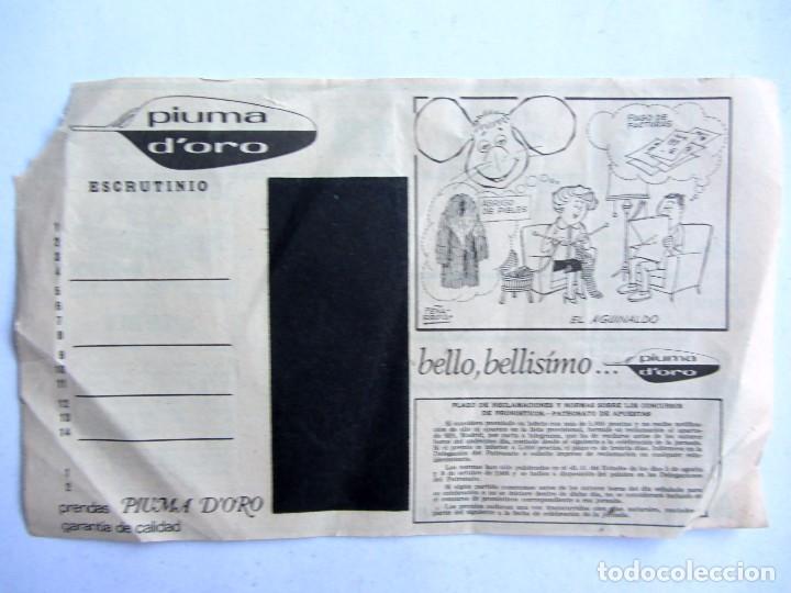 Coleccionismo deportivo: QUINIELA DE 1966. SIN RELLENAR - Foto 2
