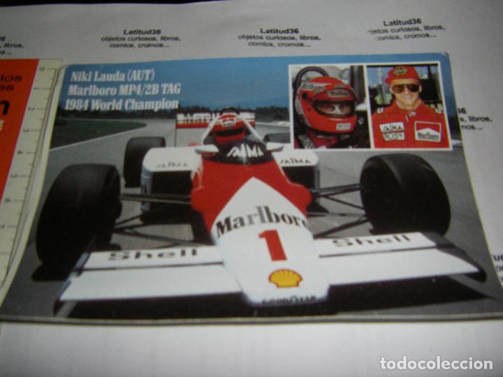 Coleccionismo deportivo: pegatina postal niki lauda. f1. marlboro - Foto 1