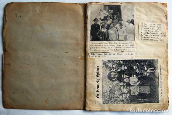 Coleccionismo deportivo: Libreta con recortes de prensa de los a&ntilde;os 20 de ciclistas daneses - Foto 2