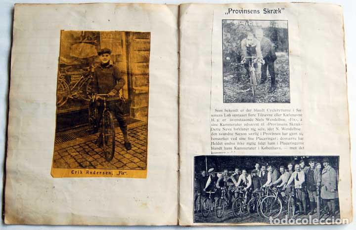 Coleccionismo deportivo: Libreta con recortes de prensa de los a&ntilde;os 20 de ciclistas daneses - Foto 16