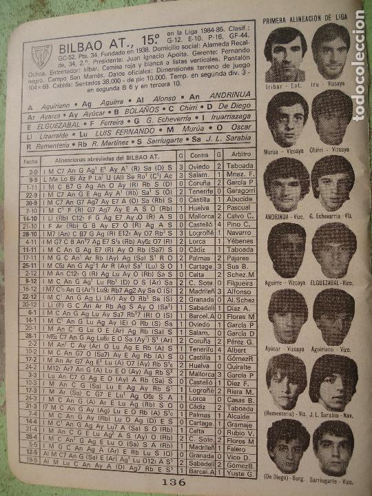 Sports collectibles: antigua hoja futbol - FOTOS DE JUGADORES EQUIPO ALINEACION CLUB ATLETICO DE BILBAO