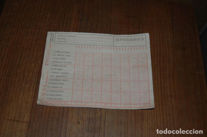 Coleccionismo deportivo: QUINIELA DE FUTBOL 16/3/1980 - Foto 1