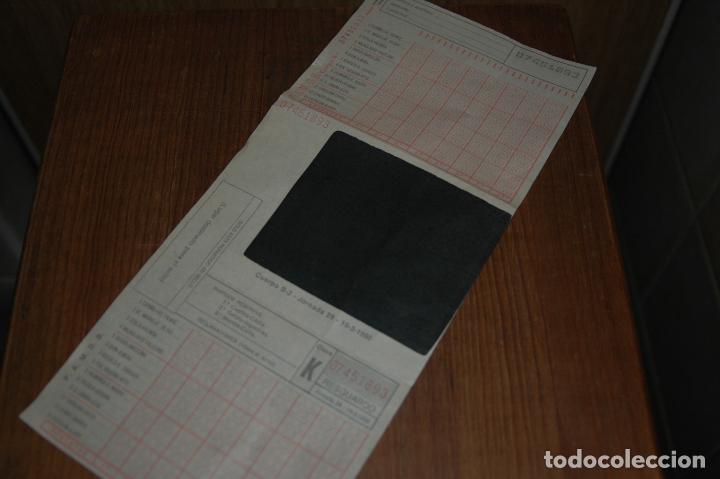 Coleccionismo deportivo: QUINIELA DE FUTBOL 16/3/1980 - Foto 2