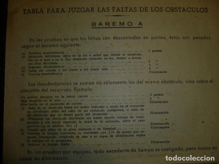 Coleccionismo deportivo: VIII CONCURSO HIPICO JAEN PROGRAMA DIA 21-10-1949 - Foto 7