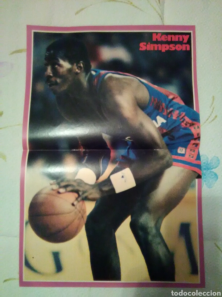 Coleccionismo deportivo: P&oacute;ster ACB Kenny Simpson - as 42x28 - Foto 1