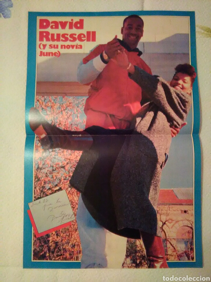 Coleccionismo deportivo: P&oacute;ster ACB DAVID russell - as 42x28 - Foto 1