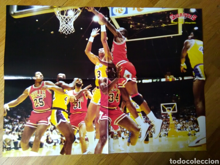 Coleccionismo deportivo: P&oacute;ster gigantes del Basket - MICHAEL jordan 56x42 - Foto 1