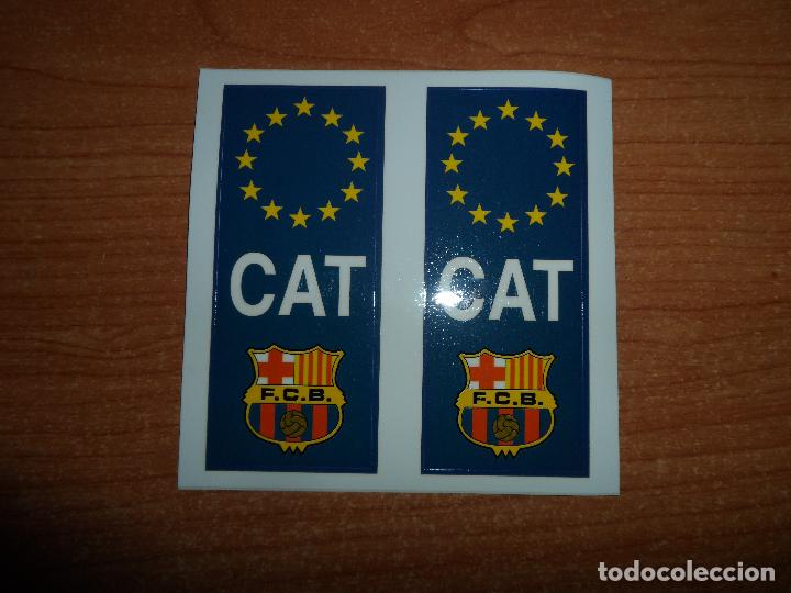 Collectionnisme sportif: 2 ADHESIVO BAR&Ccedil;A EUROPA  FUTBOL CLUB BARCELONA CAT CATALU&Ntilde;A