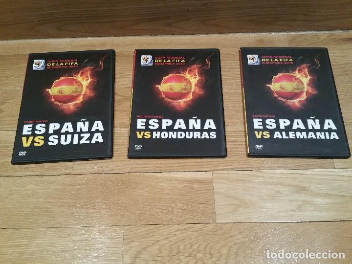 Collectionnisme sportif: 3 DVD Mundial Futbol Sudafrica 2010. Espa&ntilde;a. Se venden sueltos a 5 &euro; unidad