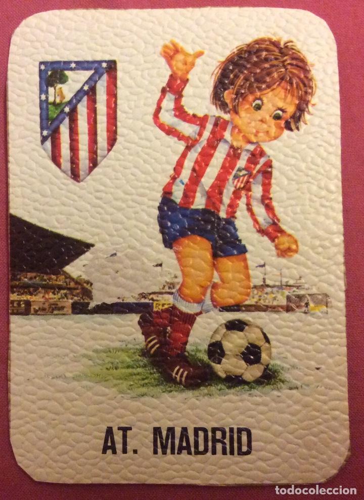 Collectionnisme sportif: AT MADRID. MEDIDAS 7,5 cm x 10,5 cm