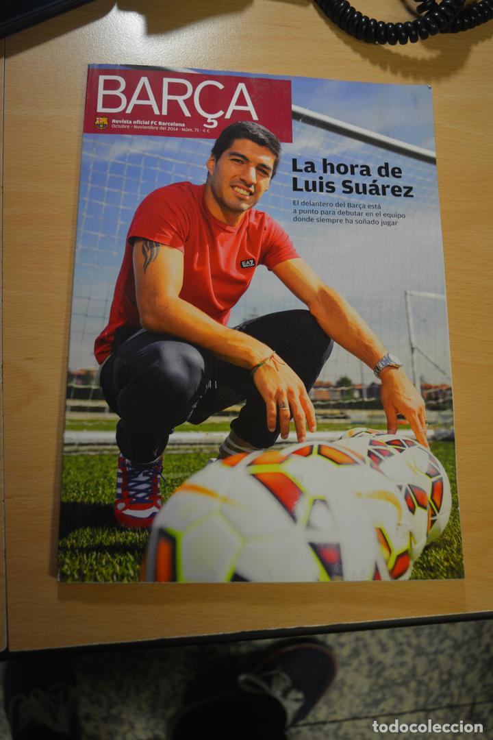 Sports collectibles: REVISTA DEL BAR&Ccedil;A N&ordm; 71 NOVIEMBRE DEL 2014