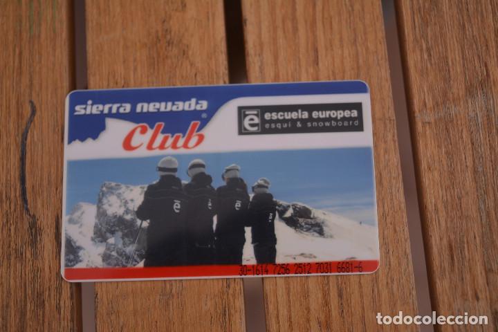 Coleccionismo deportivo: TARJETA PLASTICO CLUB SIERRA NEVADA - Foto 1