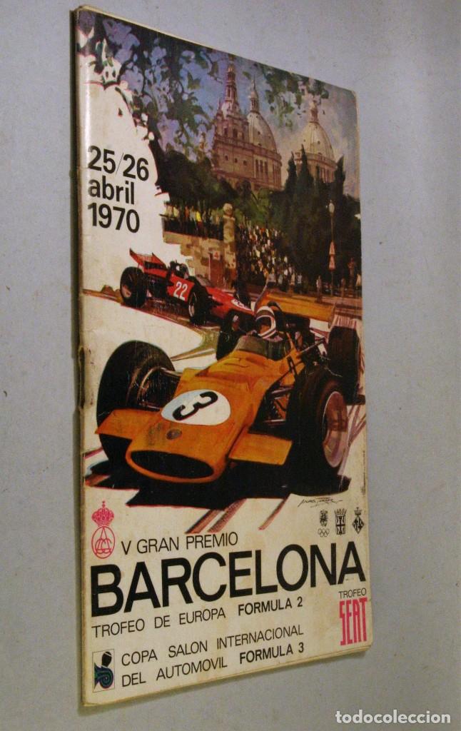 Coleccionismo deportivo: Programa Gran Premio Barcelona Formula 2. 1970. - Foto 1