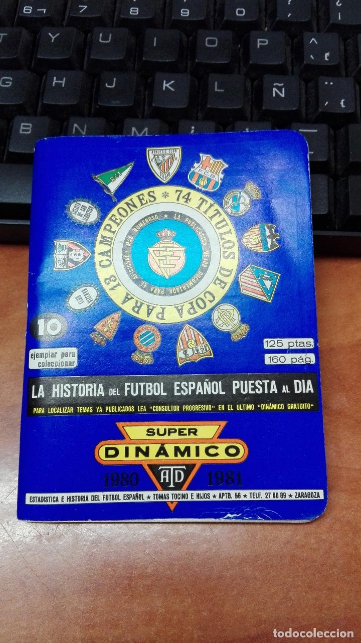 Collectionnisme sportif: CALENDARIO DE FUTBOL DINAMICO 1980-1981