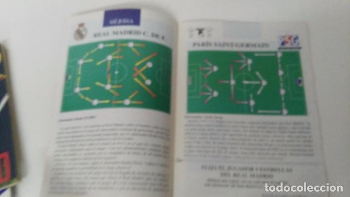 Coleccionismo deportivo: antiguo programa de futbol  r madrid paris sant  germain  1993 - Foto 3
