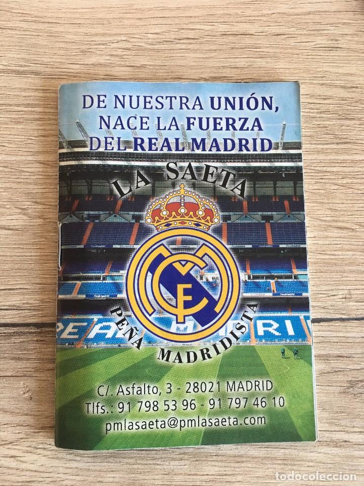 Sports collectibles: R3006 PE&Ntilde;A MADRIDISTA LA SAETA CALENDARIO TEMPORADA 2015 2016 FOTOS DE TODOS LOS JUGADORES