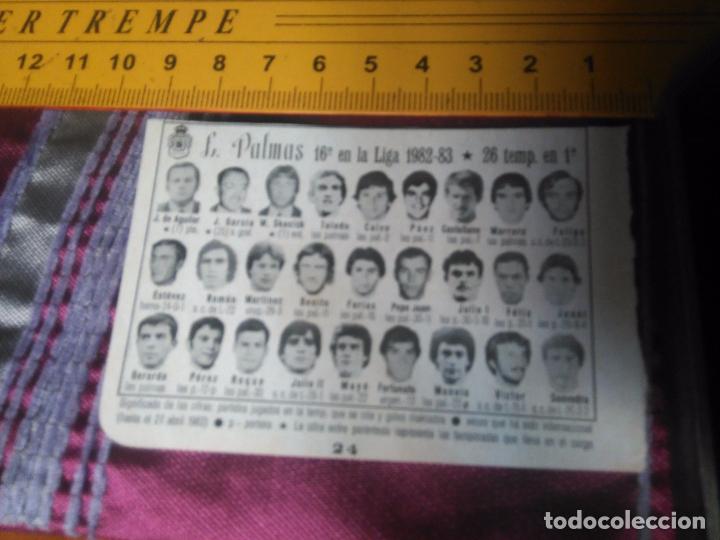 Sammelleidenschaft Sport: RECORTE FOTOGRAFICO FUTBOL LIGA - 1982 - 1983 LAS PALMAS