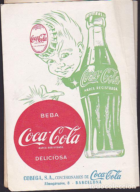 Coleccionismo deportivo: PROGRAMA XXIX CAMPEONATO CICLISTA DE BARCELONA PUBLICIDAD COCA COLA - Foto 2