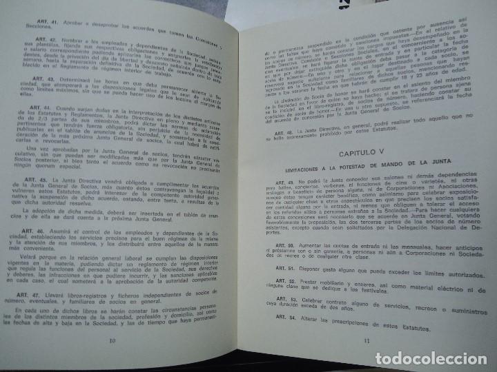 Coleccionismo deportivo: 1972 ESTATUTOS DEL CLUB DE TENIS DE LA CORU&Ntilde;A - Foto 3