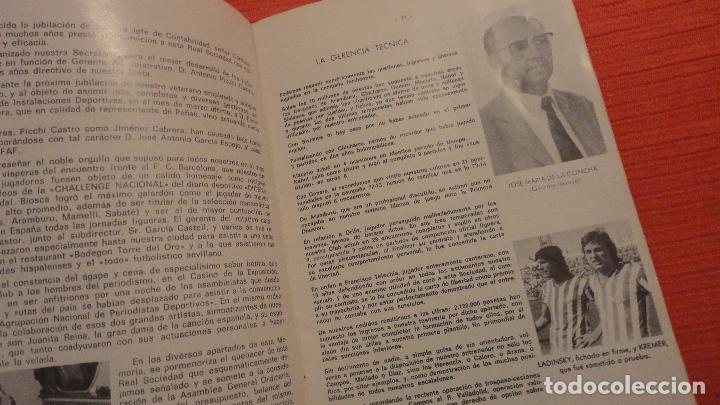 Coleccionismo deportivo: REAL BETIS BALOMPIE.MEMORIA 1974-1975 - Foto 7