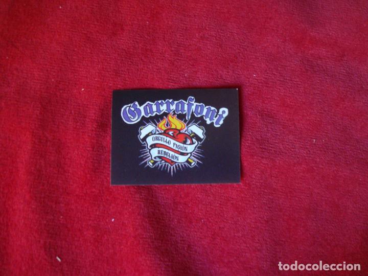 Coleccionismo deportivo: pegatina adhesivo ultras garrafoni 8x6cm