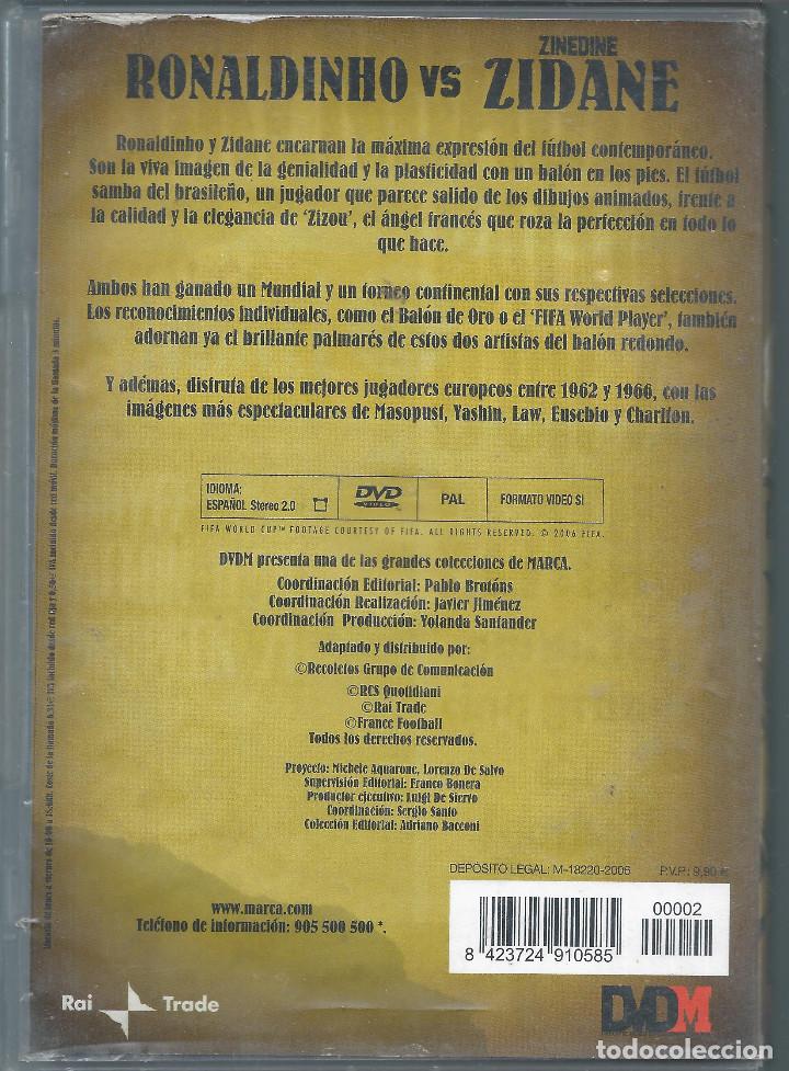 Coleccionismo deportivo: 9468 -DVD -DUELOS DE ORO- RONALDINHO vs ZIDANE - Foto 2