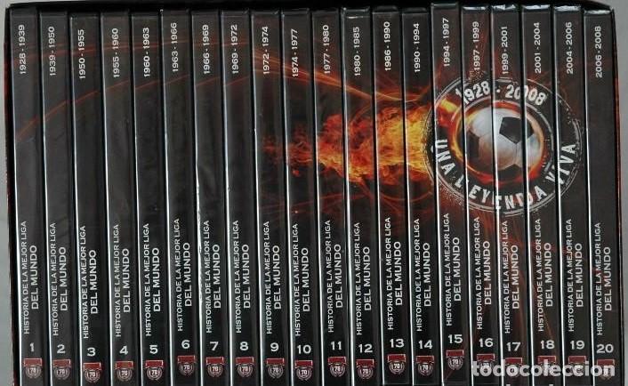 Sports collectibles: HISTORIA DE LA MEJOR LIGA DEL MUNDO. 1928-2008. 20 DVDS ORIGINALES