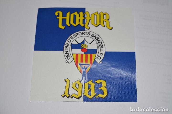 Coleccionismo deportivo: PEGATINA DEL CE SABADELL - Foto 1