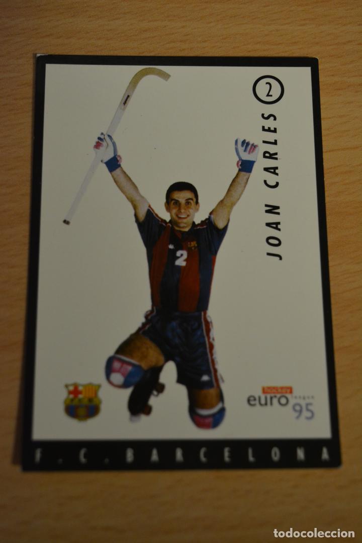 Sammelleidenschaft Sport: POSTAL DEL JUGADOR DE HOCKEY PATINES JOAN CARLES (FC BARCELONA)