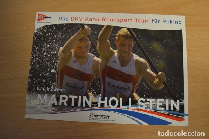 Sammelleidenschaft Sport: POSTAL DEL REMERO MARTIN HOLLSTEIN (ALEMANIA)