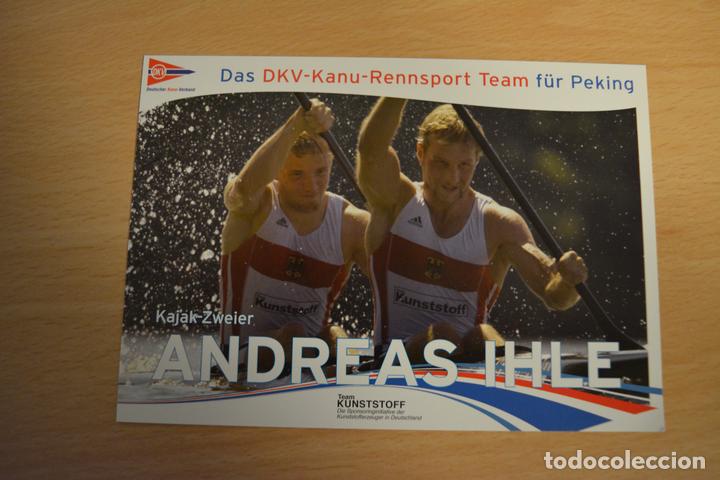 Sammelleidenschaft Sport: POSTAL DEL REMERO ANDREAS IHLE (ALEMANIA)