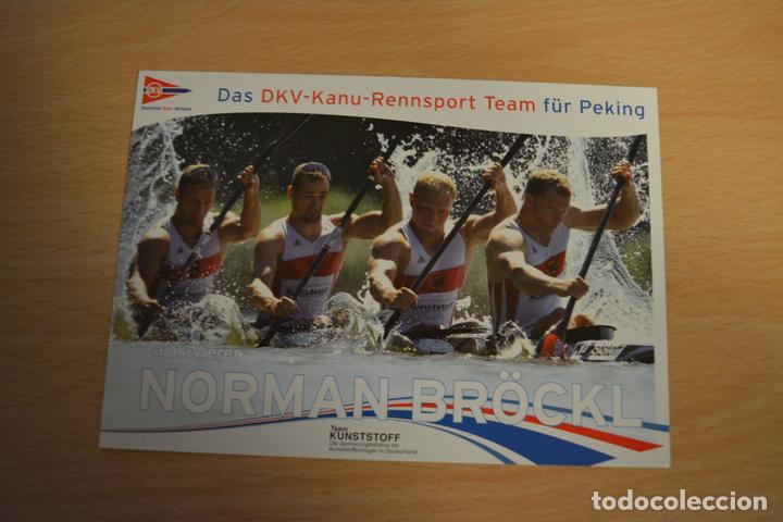 Sammelleidenschaft Sport: POSTAL DEL REMERO NORMAN BR&Ouml;CKL (ALEMANIA)