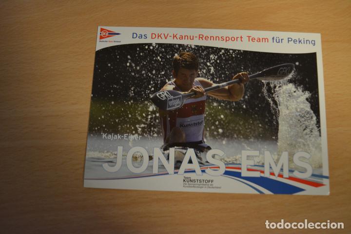 Sammelleidenschaft Sport: POSTAL DEL REMERO JONAS EMS (ALEMANIA)