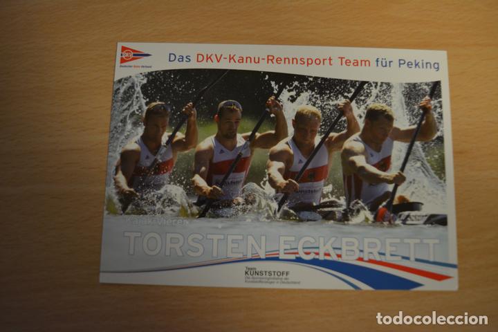 Sammelleidenschaft Sport: POSTAL DEL REMERO TORSTEN ECKBRETT (ALEMANIA)