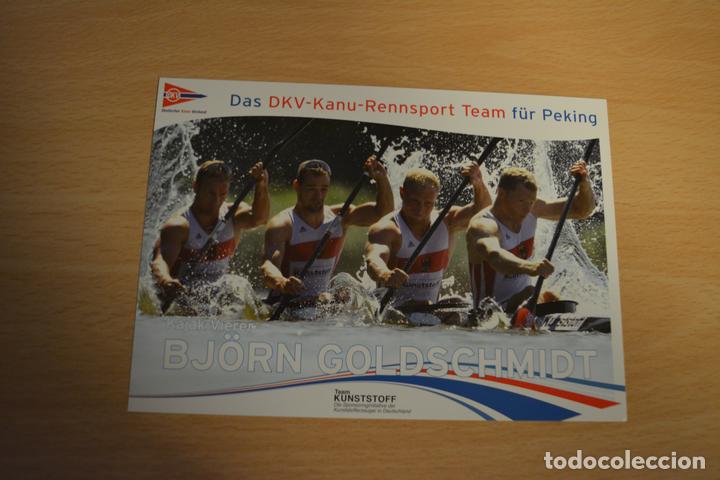 Sammelleidenschaft Sport: POSTAL DEL REMERO BJ&Ouml;RN GOLDSCHMIDT (ALEMANIA)