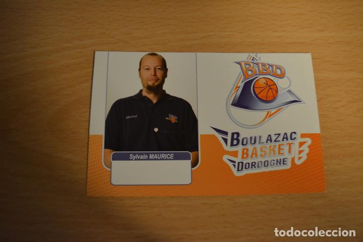 Sammelleidenschaft Sport: POSTAL DEL ENTRENADOR DE BALONCESTO SYLVAIN MAURICE (BOULAZAC BASKET DORDOHNE)