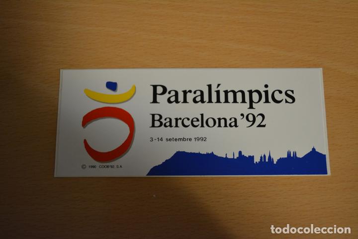 Sammelleidenschaft Sport: PEGATINA OLIMPIADA BARCELONA 92,LA SEU D'URGELL SUBSEDE OLIMP&Ntilde;ICA