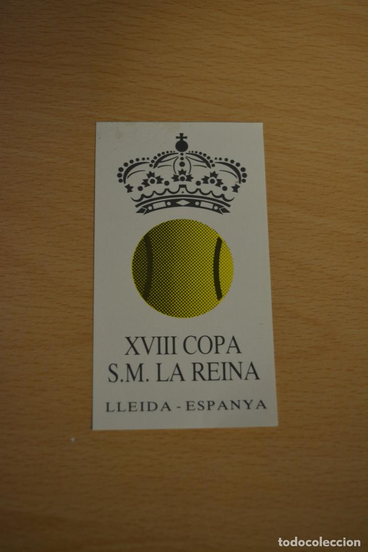 Coleccionismo deportivo: PEGATINA XVIII COPA SU MAJESTAD LA REINA - Foto 1