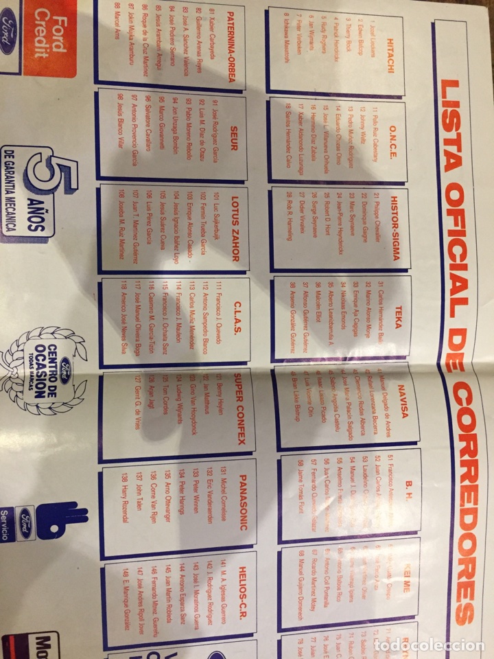 Coleccionismo deportivo: Manual de la vuelta Burgos 1989 - Foto 3