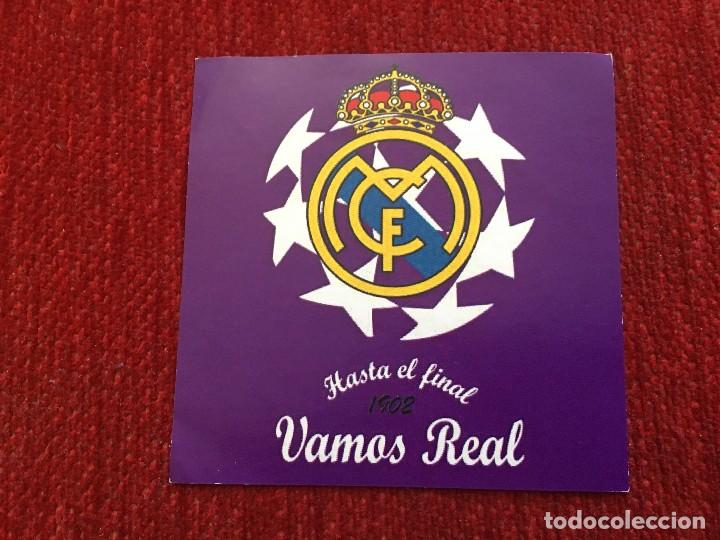 Coleccionismo deportivo: R3765 PEGATINA ADHESIVO ULTRAS FASCISMO ULTRAS SUR HASTA EL FINAL VAMOS REAL MADRID 1908 BALONCESTO