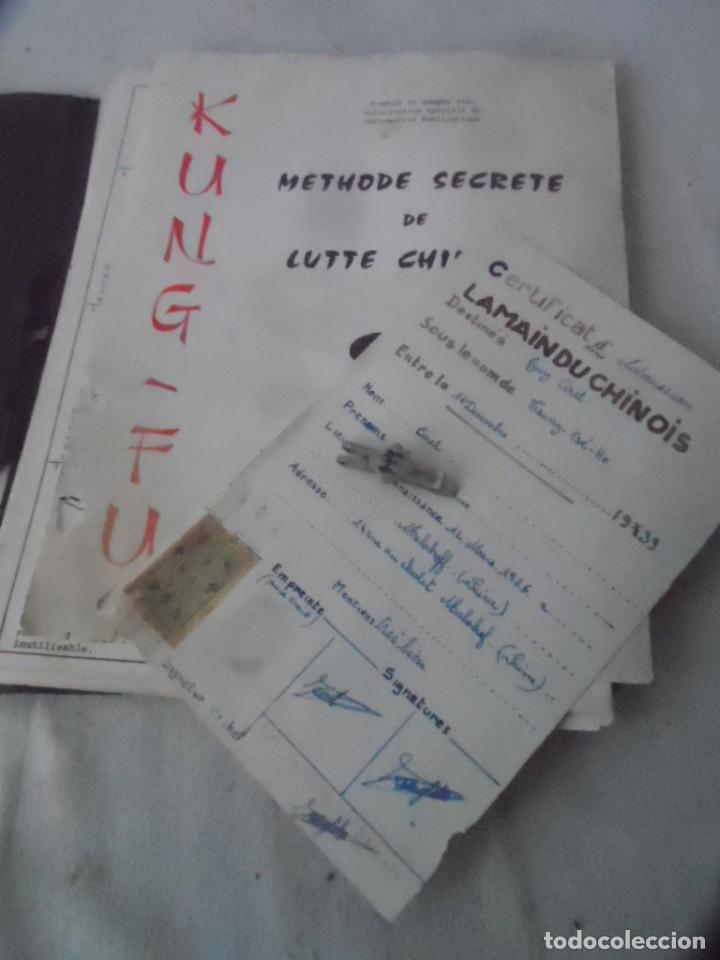 Sammelleidenschaft Sport: KUNG FU M&eacute;todo Secreto Lucha China  licencia oficial de tsing tse ho y sello la main du chinois