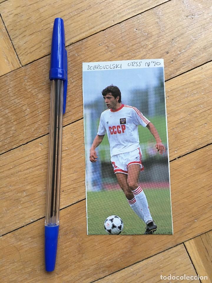 Sammelleidenschaft Sport: R24062 RECORTE DE PRENSA FUTBOL IGOR DOBROVOLSKI URSS CCCP MUNDIAL ITALIA 1990