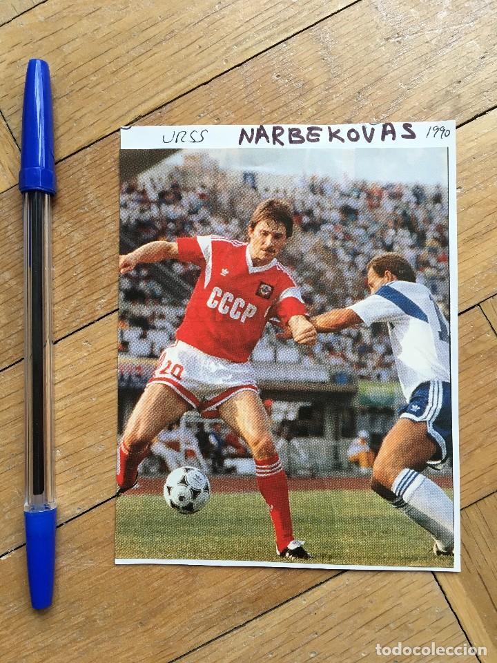 Sammelleidenschaft Sport: R24088 RECORTE DE PRENSA FUTBOL ARMINAS NARBEKOVAS URSS MUNDIAL ITALIA 1990