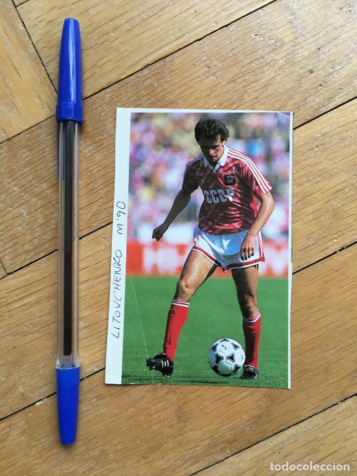Sammelleidenschaft Sport: R24063 RECORTE DE PRENSA FUTBOL JUGADOR LITOVCHENKO CCCP MUNDIAL ITALIA 1990