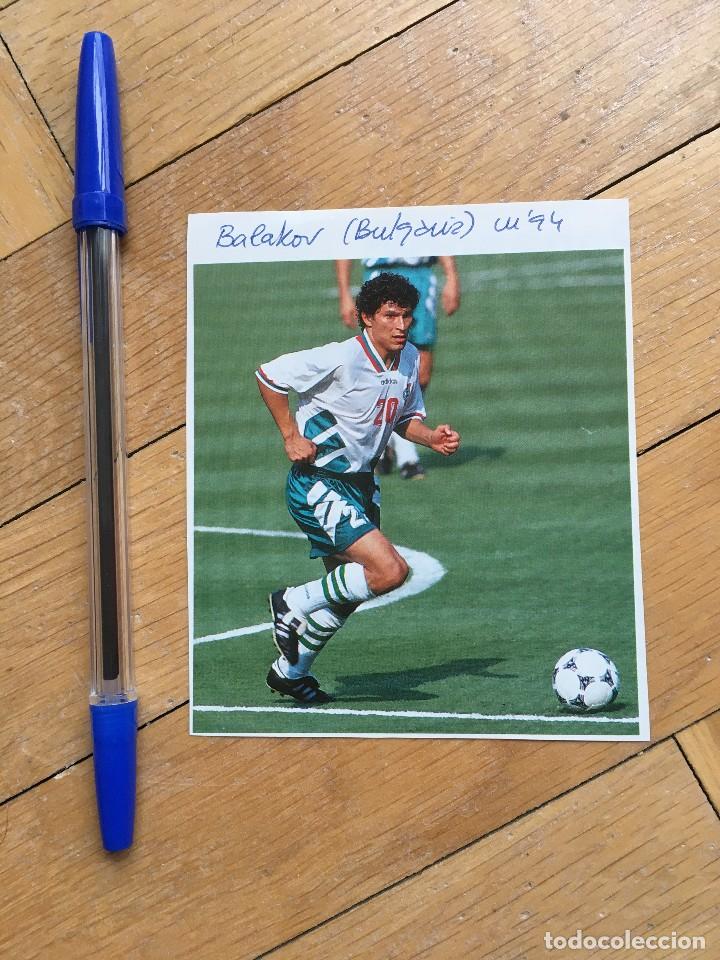 Sammelleidenschaft Sport: R24054 RECORTE DE PRENSA FUTBOL JUGADOR KRASIMIR BALAKOV BULGARIA MUNDIAL USA 1994